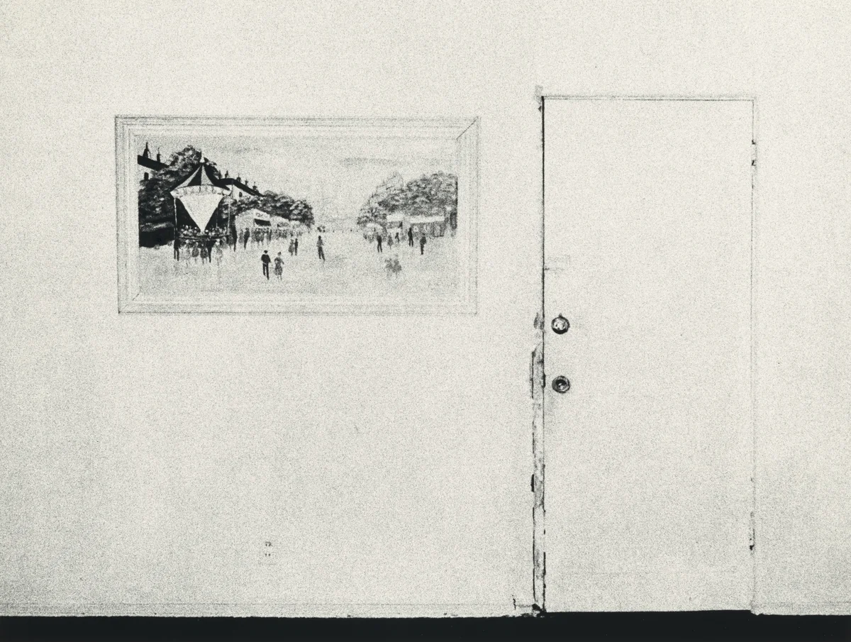 The Hollywood Suites (Doors) #4 by Steve Kahn, photograph, 1976