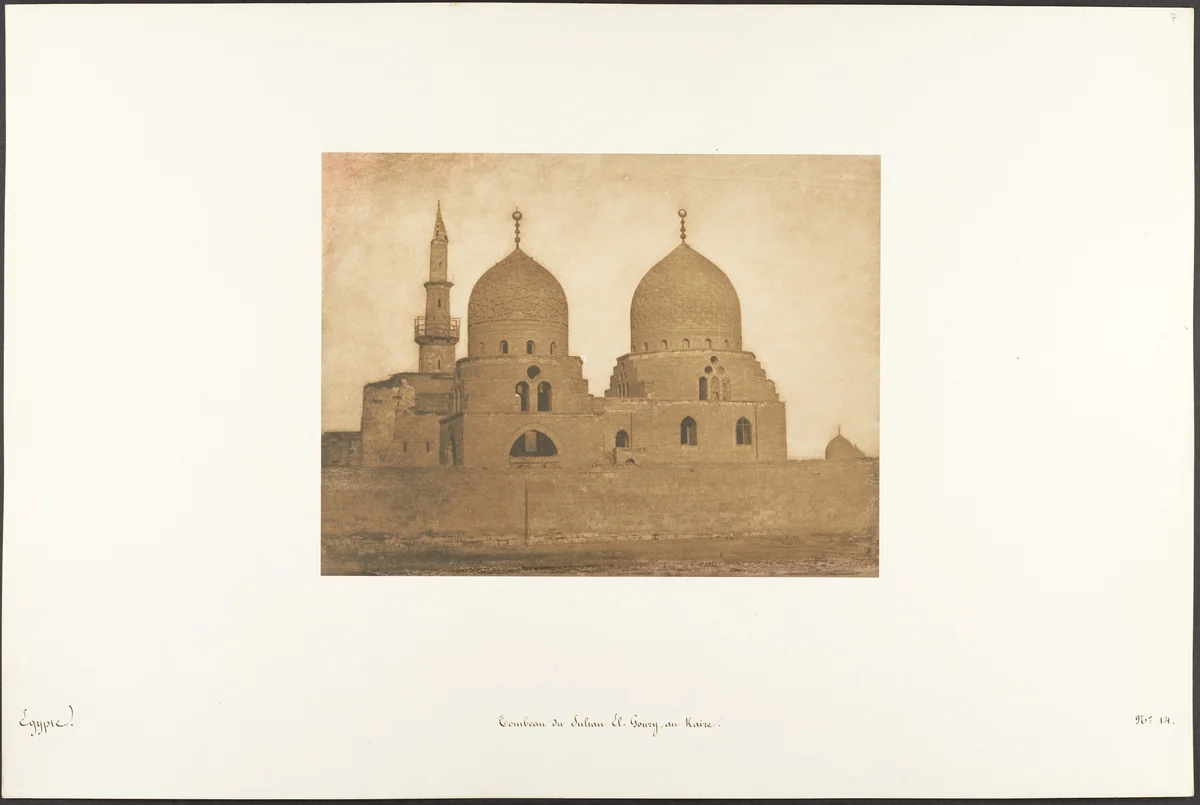 Tombeau du Sultan El-Goury, au Kaire by Maxime Du Camp, photograph, 1849-1850