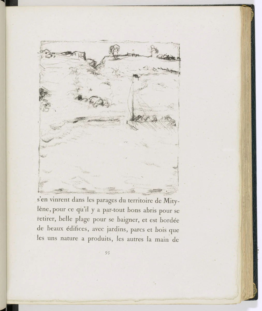 In-text plate (page 95) from Daphnis et Chloé by Pierre Bonnard, illustrated book, 1902