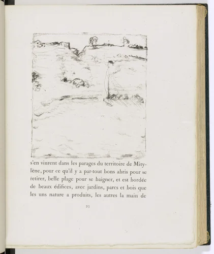 In-text plate (page 95) from Daphnis et Chloé by Pierre Bonnard, illustrated book, 1902