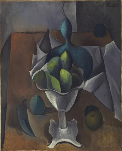 Fruit Dish by Pablo Picasso, painting, 1908