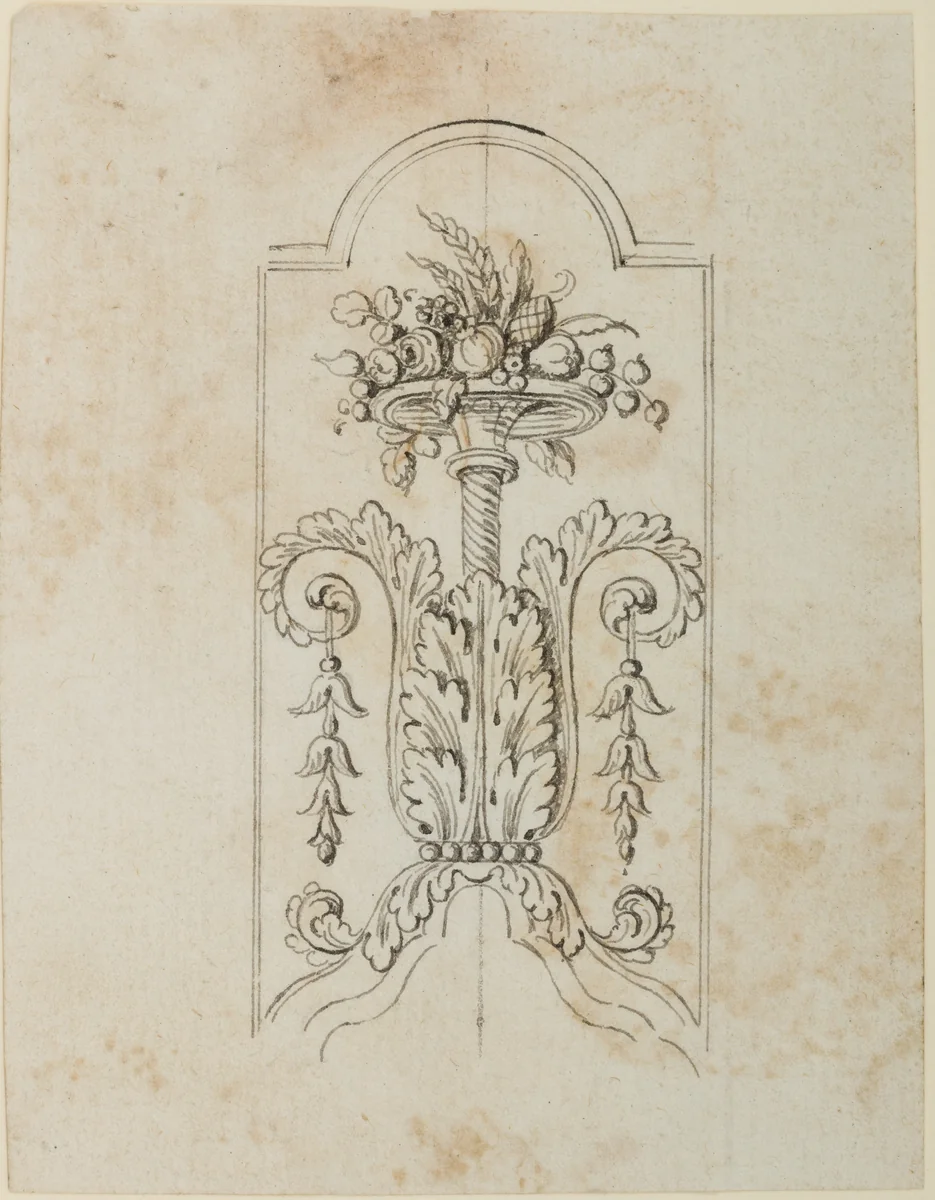 Design for the Decoration of Firearms by Nicolas Noël Boutet, drawing, 1772-1830