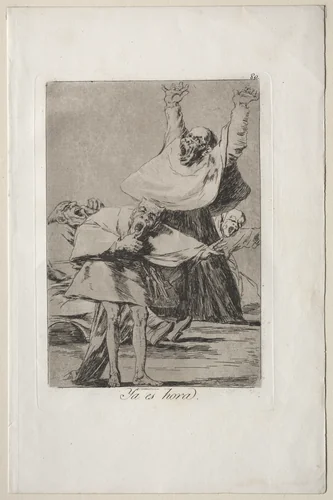 It is Time, Plate 80 by Francisco de Goya, print, 1799