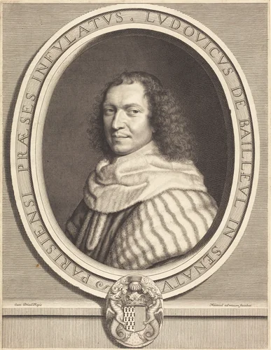 Louis-Dominique de Bailleul by Robert Nanteuil, print, 1658
