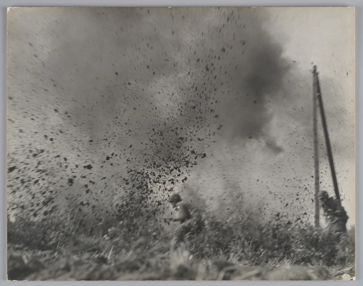 Assault on Arnhem by U.S. Army Photographic Signal Corps, photograph, 1944