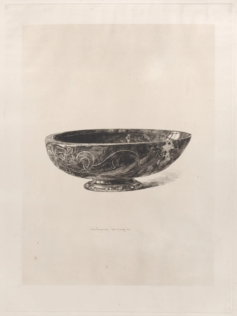 Oriental Jasper Bezel by Jules Ferdinand Jacquemart, print, 1864