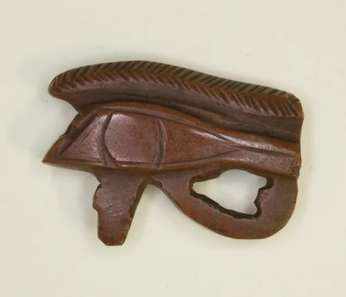 Eye of Horus (Wedjat) Amulet by Egyptian, metalwork, -1985--1773