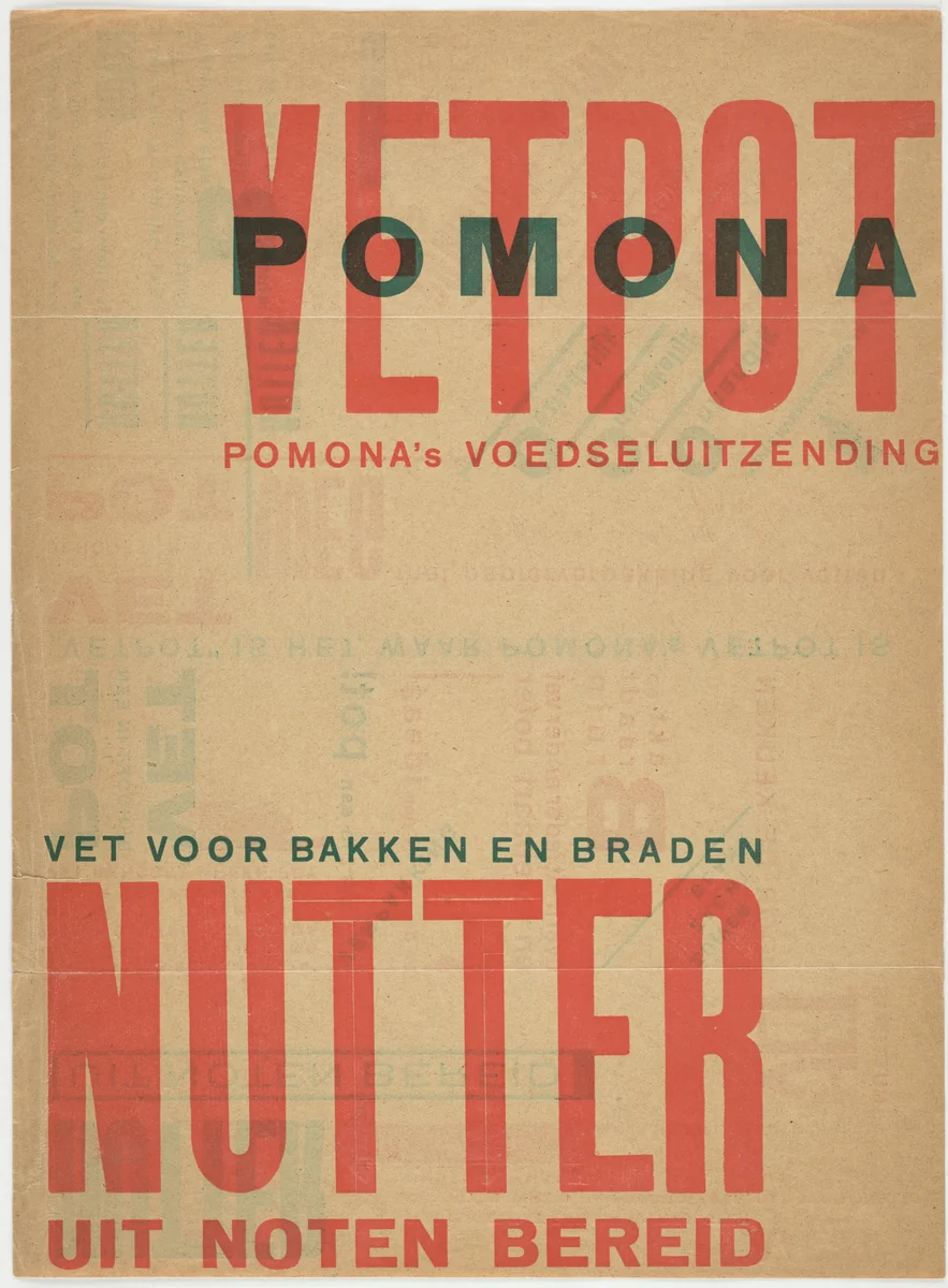 Nutter Uit Noten Bereid by Piet Zwart, design, 1923