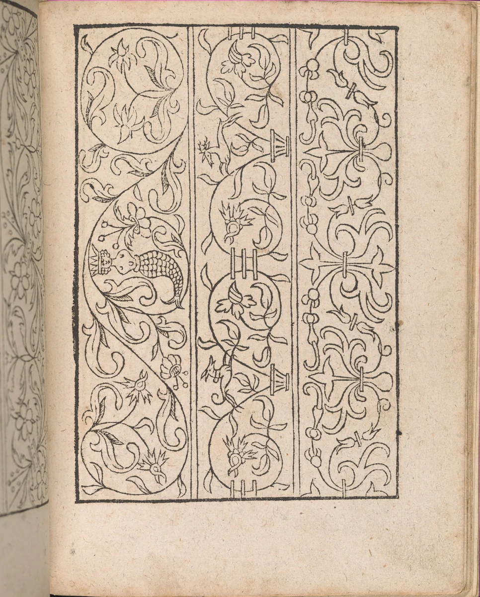 New Modelbüch allen Nägerin u. Sydenstickern (Page 20r) by Hans Hoffman, book, 1556