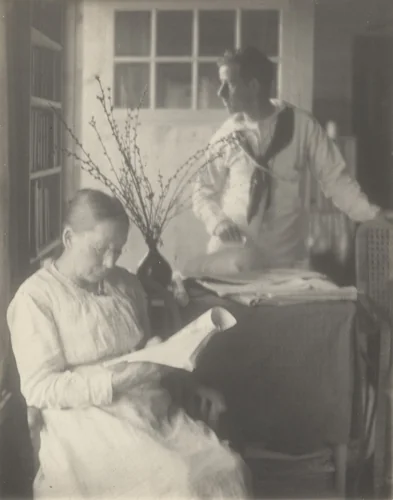Clarence H. White and his Mother by Gertrude Käsebier, photograph, 1910