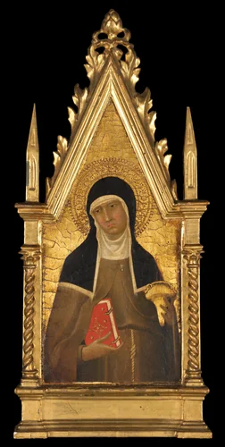 Saint Clare by Lippo Memmi, painting, 1325-1335