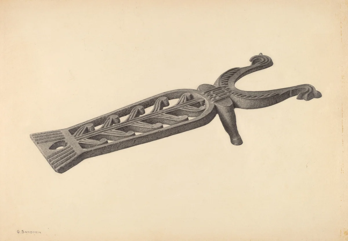 Bootjack by Gordon Sanborn, index of american design, 1939