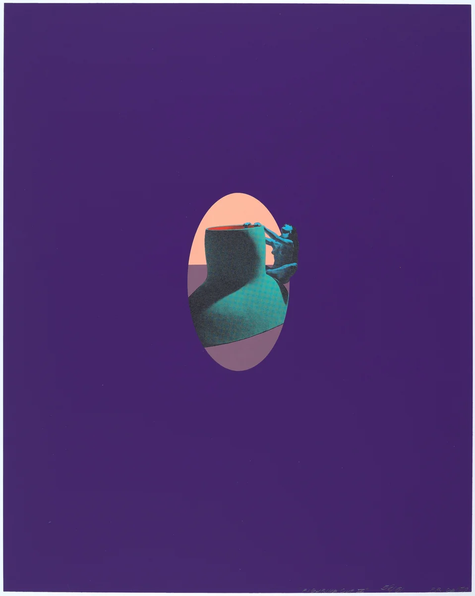 Figurine Cup IV by Ken Price, print, 1970