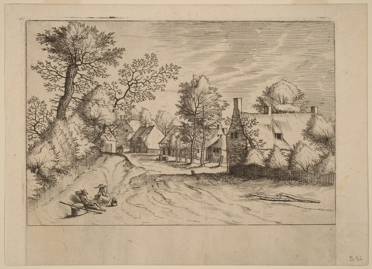 Village Road by Lucas van Doetechum
Johannes van Doetechum the Elder
Master of the Small Landscapes, print, 1559-1561
