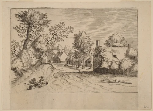 Village Road by Lucas van Doetechum
Johannes van Doetechum the Elder
Master of the Small Landscapes, print, 1559-1561