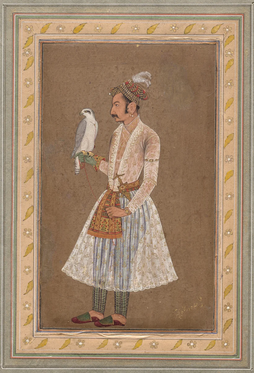 Portrait of Raja Jagat Singh of Nurpur (reigned 1618–46) by Bichitr, painting, 1618-1620