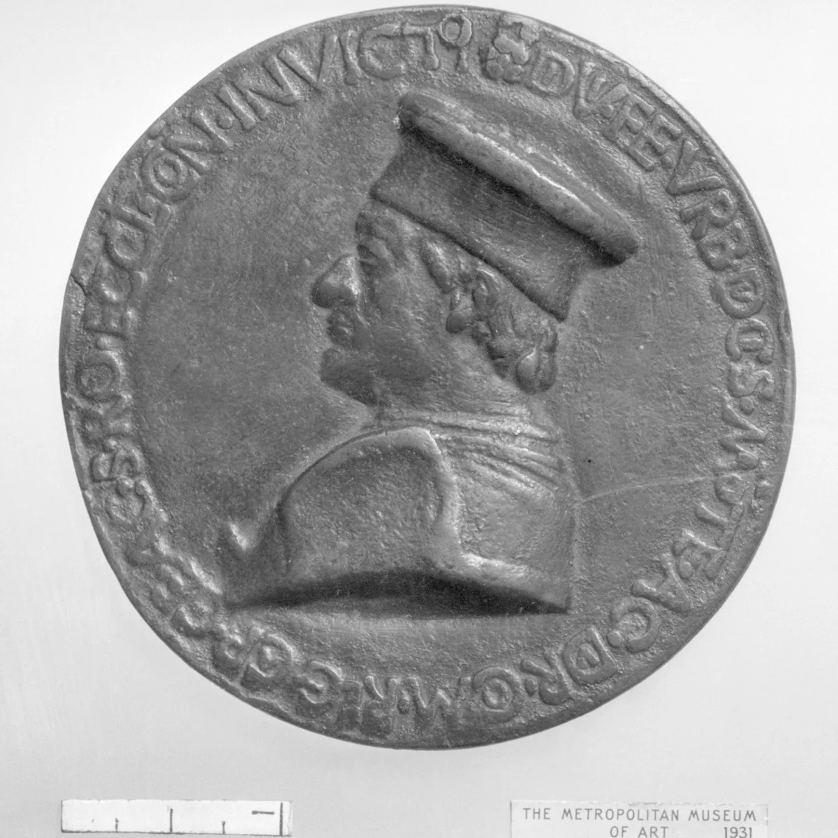 Federigo da Montefeltro by Savelli Sperandio, metalwork, 1469-1487