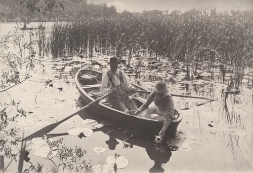 Gathering Water-Lilies from Life and Landscape on the Norfolk Broads (London, 1886) by Peter Henry Emerson, photograph, 1885