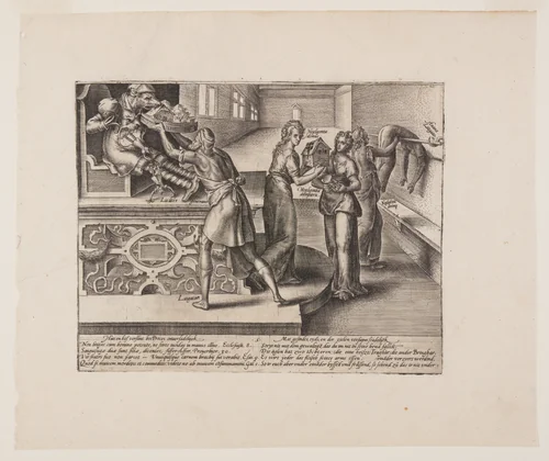 The Expense of Litigation, from Litis Abusus (The Abuses of the Law) by Hendrick Goltzius, print, 1571-1581