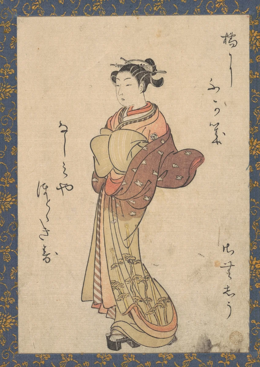 The Courtesans, from the series, "Seiro Bijin Awase Carver End Shigoro" (sic) by Suzuki Harunobu (鈴木春信), print, 1755-1775