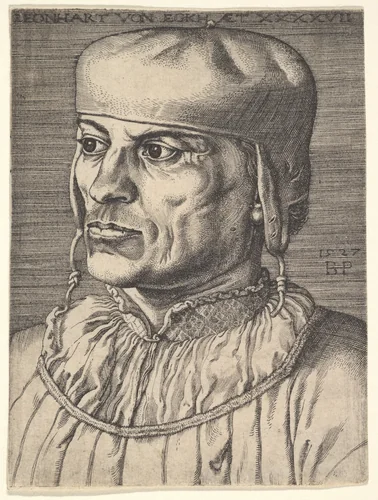 Leonhart von Eck by Barthel Beham, print, 1527