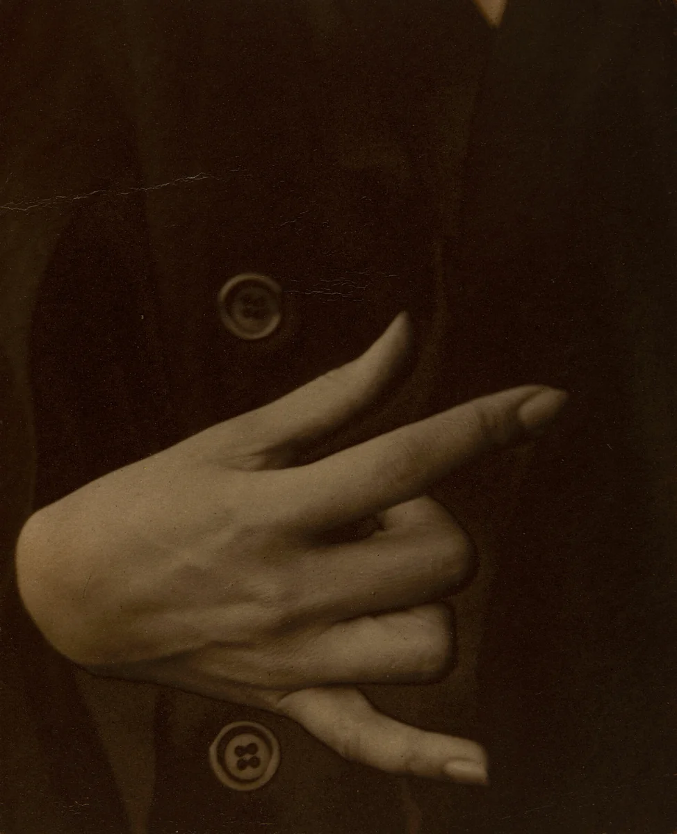 Georgia O'Keeffe—Hand by Alfred Stieglitz, photograph, 1918