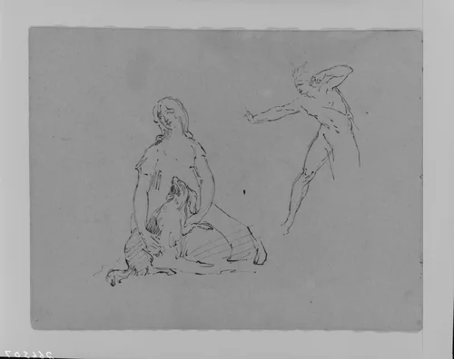 (From Sketchbook) by Thomas Sully, artwork, 1810-1820