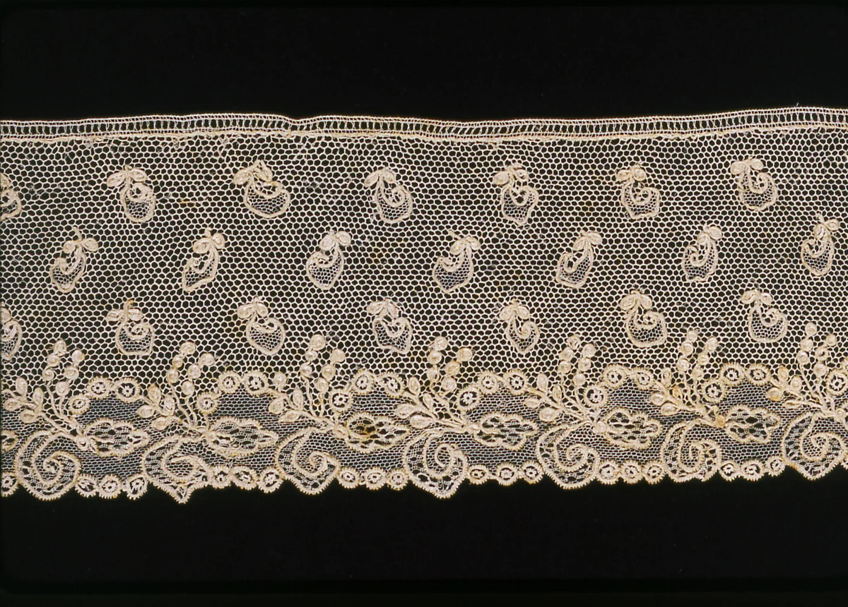 Border by France, textile, 1880-1899