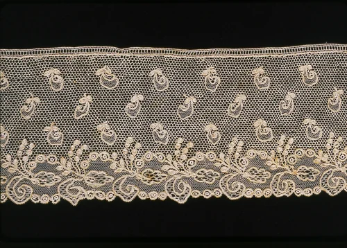 Border by France, textile, 1880-1899