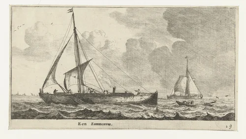 Samoreus by Reinier Nooms, print, 1652-1654