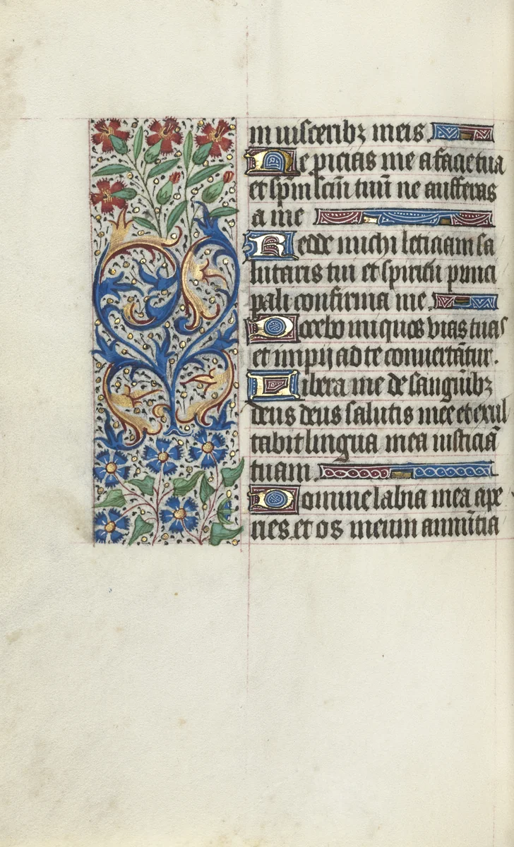 Book of Hours (Use of Rouen): fol. 86v by Master of the Geneva Latini, book, 1465-1475