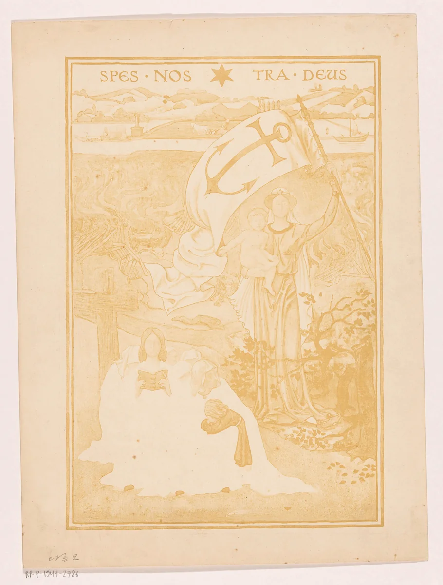 Transvaalse prent by Antoon Derkinderen, print, 1902