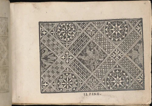 Fiori di Ricami Nuovamente Posti in Luce, page 18 (recto) by Matteo Florimi, book, 1591
