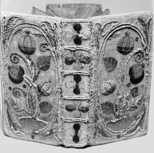 Book Cover for the Old Testament by England, London, textile, 1701-1725