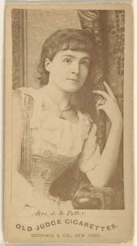 Mrs. J.B. Potter, from the Actors and Actresses series (N171) for Old Judge Cigarettes by Goodwin & Company, photograph, 1886-1890