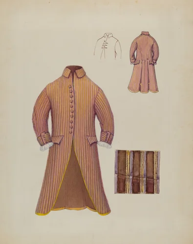 Dress Coat by B. Berndt; Gordon Saltar, index of american design, 1936