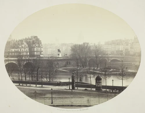 The Pont Neuf in Paris by Charles Soulier, photograph, 1860-1875