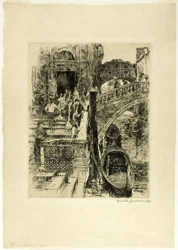 The Bridge of Sighs by Frank Duveneck, print, 1883