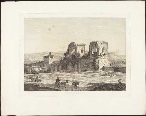 Alla porta di San Giovanni by Jacob Wilhelm Mechau, portfolio, 1745-1808