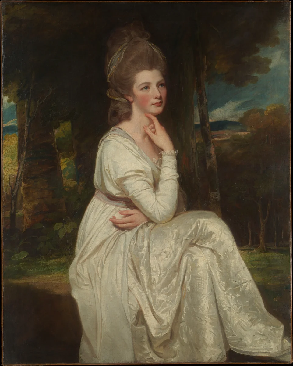 Lady Elizabeth Stanley (1753–1797), Countess of Derby by George Romney, painting, 1776-1778
