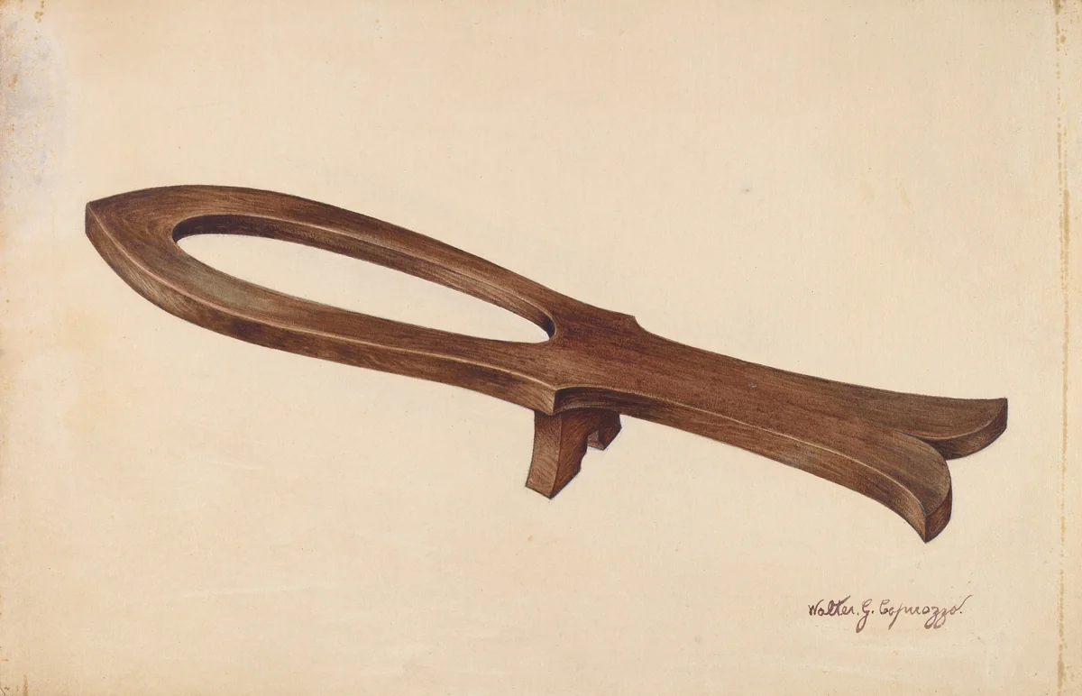 Bootjack by Walter G. Capuozzo, index of american design, 1938