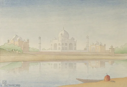 Taj Mahal by Charles William Bartlett, print, 1916