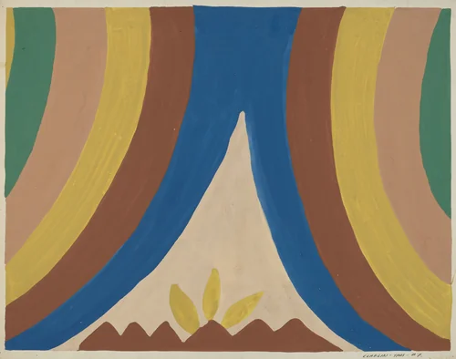 Colcha by Majel G. Claflin, index of american design, 1935-1942