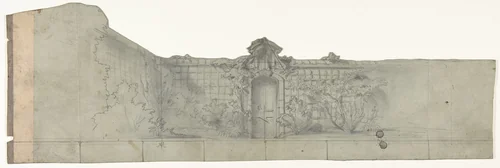 Design for a Stage Set at the Opéra, Paris by Eugène Cicéri, drawing, 1830-1890
