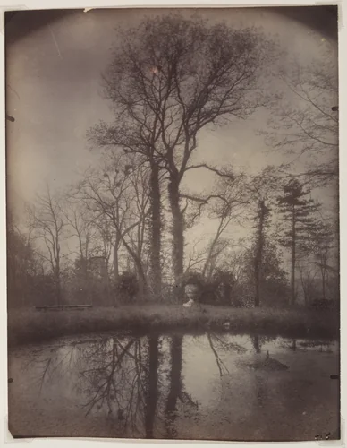 The Park at Sceaux [April 1925, 7a.m.] by Eugène Atget, photograph, 1925