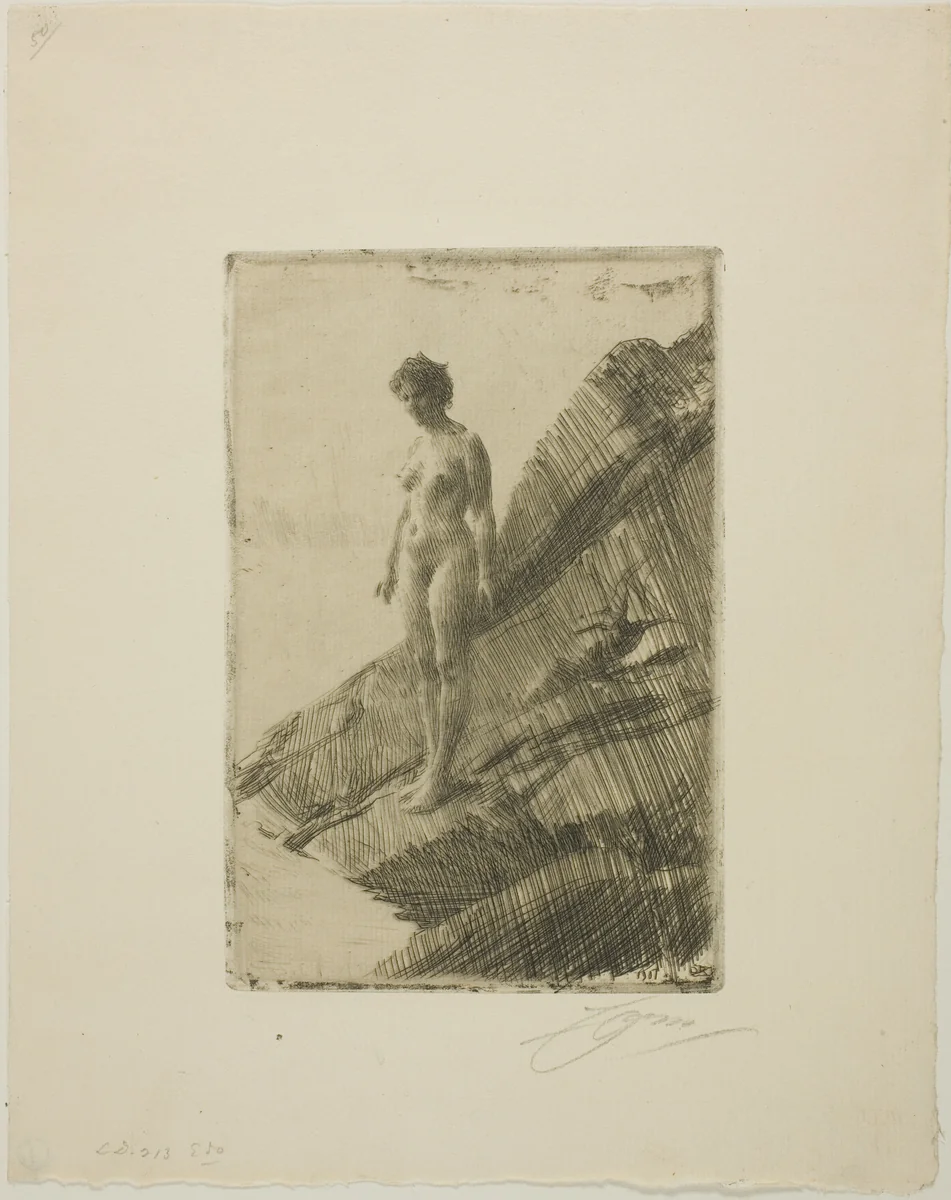 Edö by Anders Zorn, print, 1907