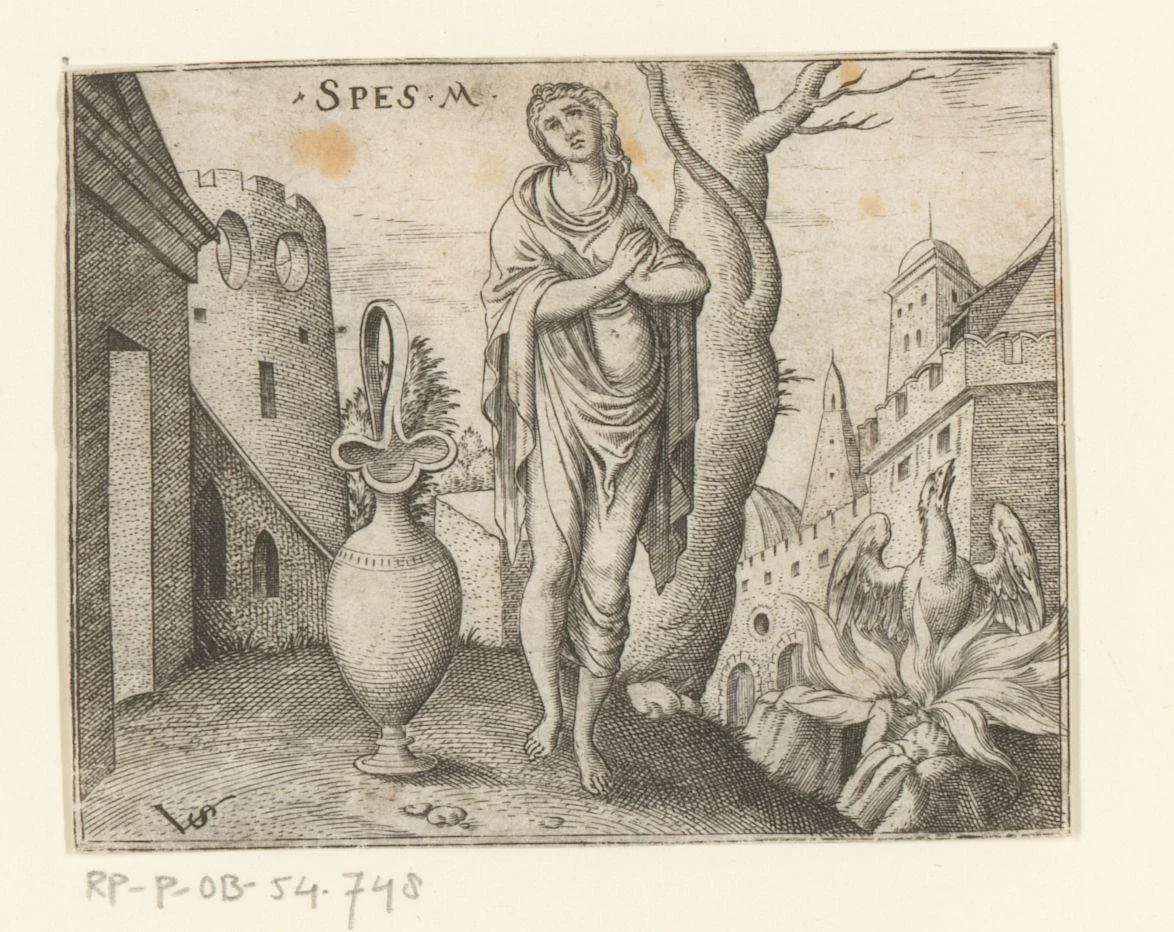 Hoop (Spes) by Unknown, print, 1524-1562