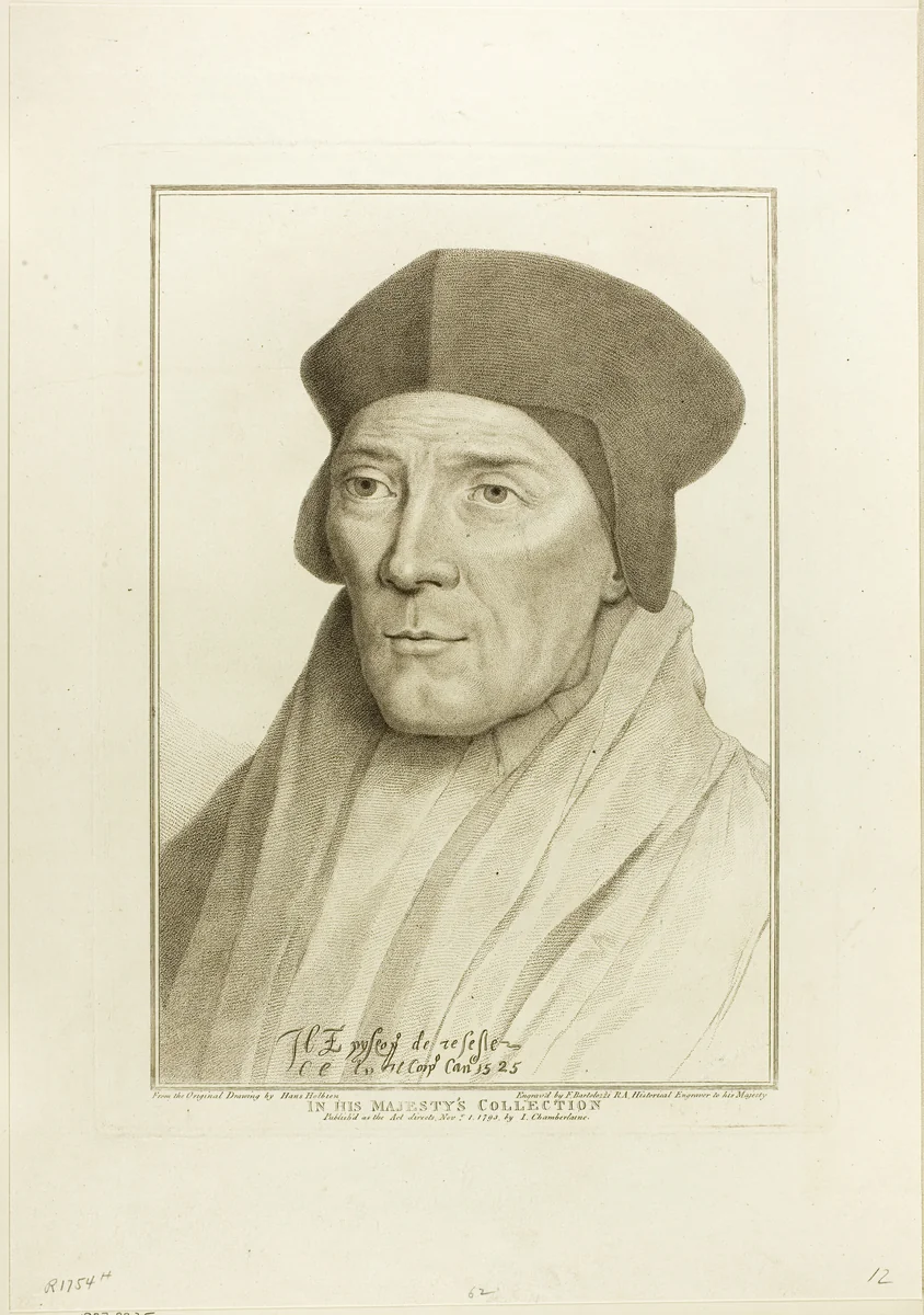 John Fisher, Évêque de Rochester by Francesco Bartolozzi, print, 1793