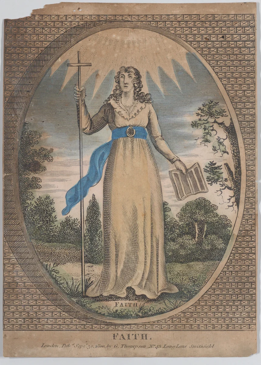 Faith by anonymous, print, 1800