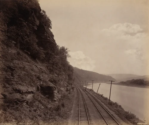 Cathedral Rocks, Susquehanna Near Meshoppen by William H. Rau, photograph, 1890-1900